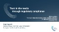 Presentation: Trust in the media through regulatory compliance