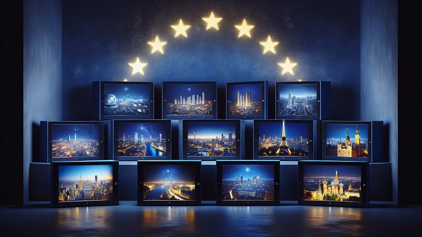 European works accounted for 51% of all films and TV content broadcast on TV in the EU in 2023