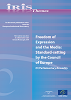 IRIS Thèmes - Vol. II - Liberté d'expression et médias : l'activité normative du Conseil de l'Europe (II) Assemblée parlementaire